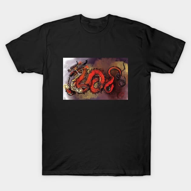 The Year of the Dragon T-Shirt by i4ni Studio